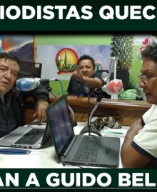 Periodistas quechuas de radio Titanka retan a congresista Guido Bellido